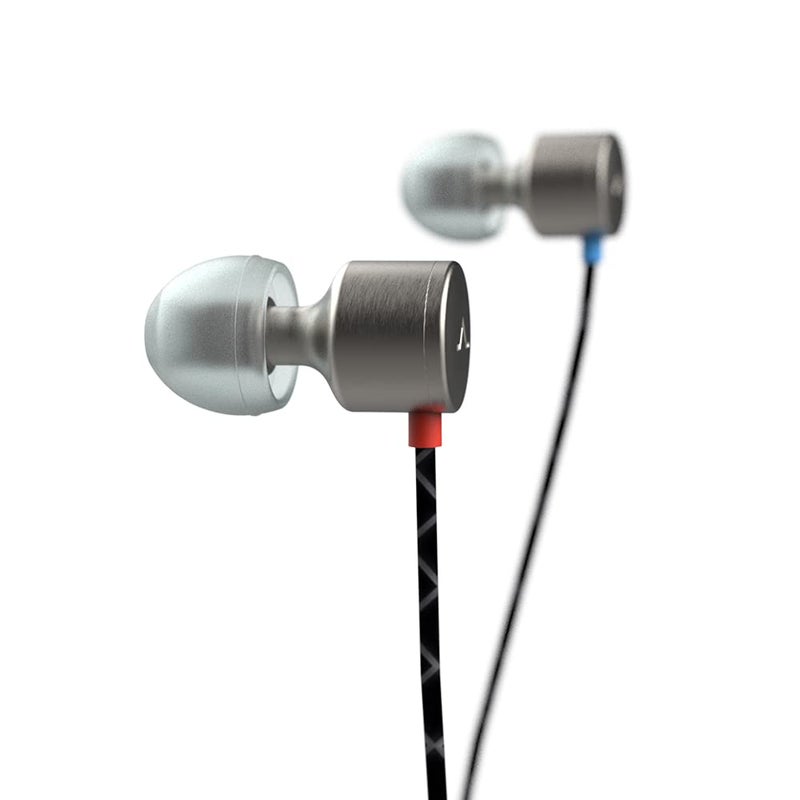 FLARE AUDIO Jet 3 in-Ear Headphones Titanium - Incredible Sound Quality, High Sensitivity Microphone, 3.5mm Jack, Noise Isolating - Image 1